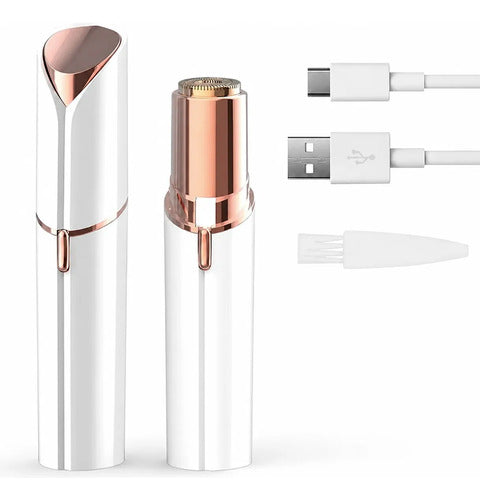Depiladora Trimmer Facial Mujer Portatil Recargable Cejas Trimmer Led Axilas Bikini Corporal Piernas Cuerpo Sensible Sua