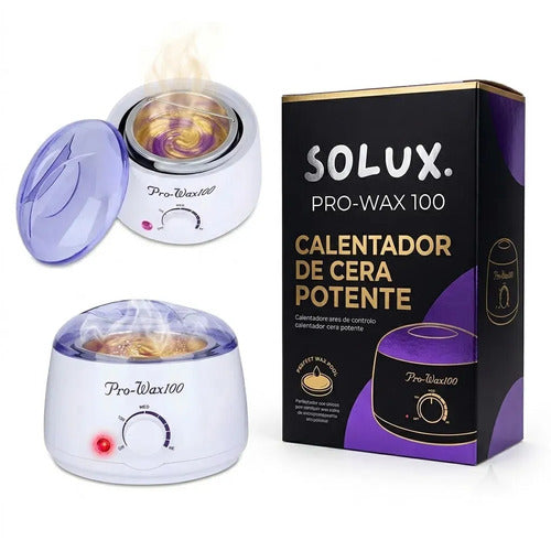 Calentador Cera Depilación Portátil Termostato Colador Fundidor Olla Derretidor Eléctrico Depilatoria Tibia Caliente Pro
